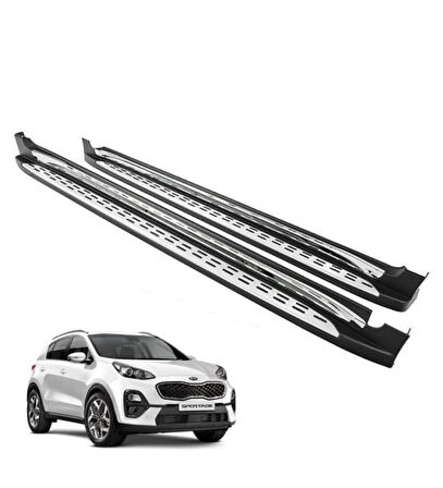 Kia Sportage Yan Basamak Kromlu Model 2018-2021 arası uyumlu