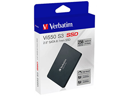 Vi550 S3 256GB 2.5 inç SATA-3 Dahili SSD Siyah