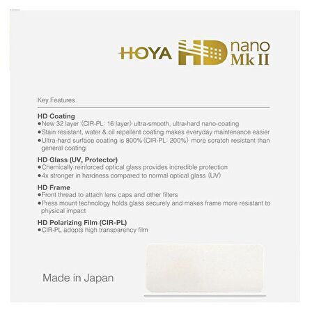 Hoya 82mm HD NANO MK II UV Filtre