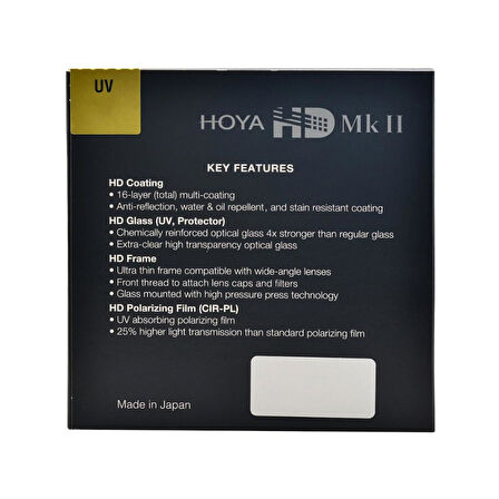 Hoya 67mm HD MK II UV Filtre