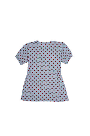 Çocuk Karpuz Baskılı Elbise