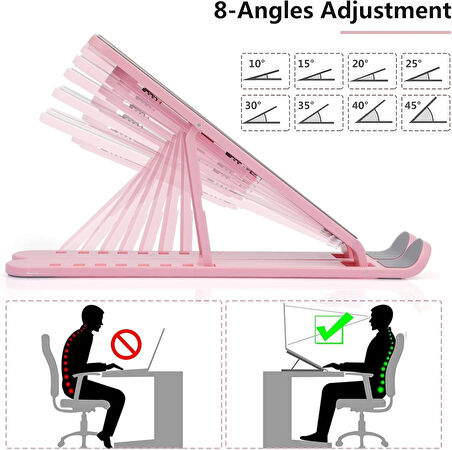 Ayarlanabilir Laptop Standı 7 Kademe