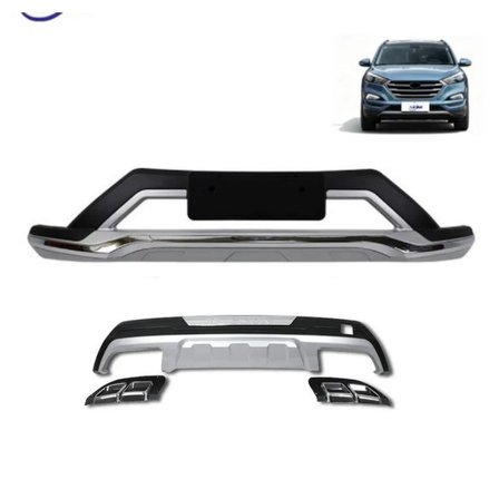Hyundai Tucson Ön Arka Tampon Koruması kromlu 2015-2018 arası uyumlu