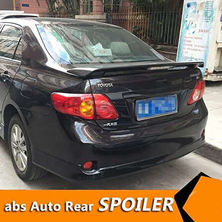 Toyota Corolla ledli spoiler Boyalı 2006-2013 arası modeller (Pianoblack)