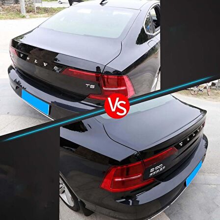 Volvo S90 Boyalı Spoiler (Pianoblack)