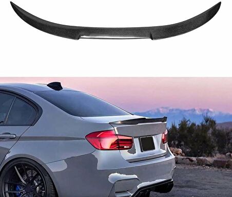 Bmw F30 M4 Boyalı Spoiler 2012+ sonrası (Pianoblack)