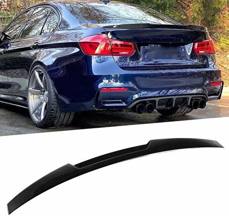 Bmw F30 M4 Boyalı Spoiler 2012+ sonrası (Pianoblack)