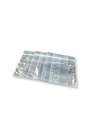 8x10 Cm Şeffaf Kilitli Poşet, Kına, Çerez ve Kuruyemiş Poşeti, Kilitli Torba 700 Adet
