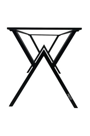W Retro Metal Masa Ayak 60x170