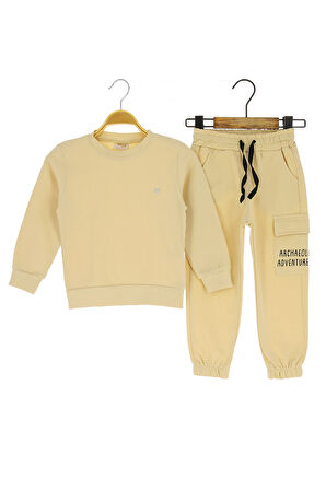 Kız Çocuk Takım Kalp Taşlı