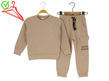 Kız Çocuk Takım Kalp Taşlı