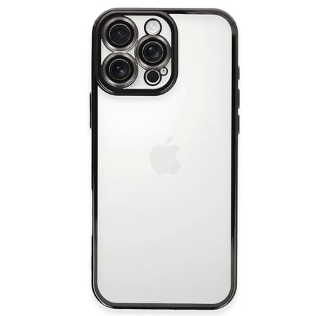 Apple iPhone 16 Pro Max Kılıf Razer Lensli Silikon - Siyah