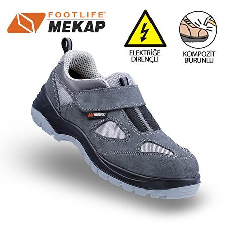 MEKAP 157 S1 Süet kompozit Burunlu İş Ayakkabısı Elektrikçi