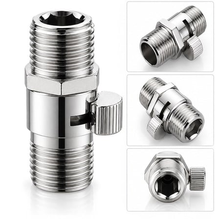 SN-38122 Metal Çift Dış Dişli Ayarlanabilir Akış Kontrol Vanası