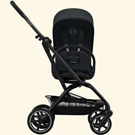 Cybex Eezy S Twist Plus2 , Magic Black 360 Derece Dönebilen Kabin Boy Travel Sistem Bebek Arabası