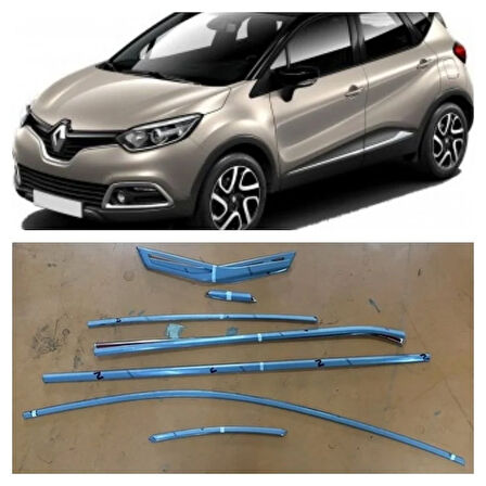 Renault Captur Icon (Joy ve Touch) 18 Parça Cam Çerçevesi 2020+ Sonrası