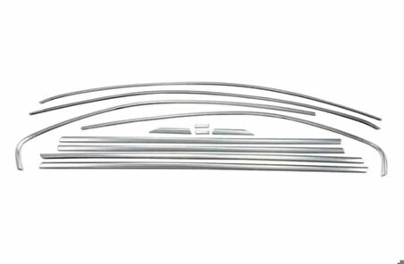 Vw Jetta Cam Çerçeve Çıtası Nikelajı Komple 2011-2020 Arası