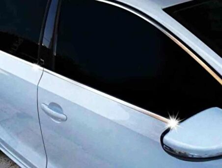Vw Jetta Cam Çerçeve Çıtası Nikelajı Komple 2011-2020 Arası