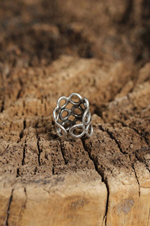 Otantik Tasarımlı Ayarlamalı Kadın Yüzük