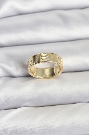 Gold Renk Model Kadın Yüzük