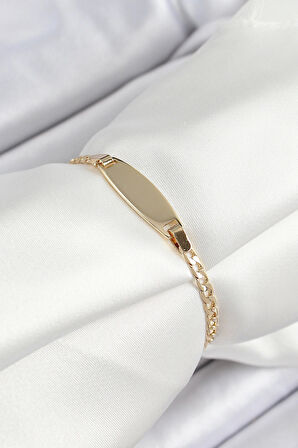 Pirinç Oval Model Gold Renk Xuping Bebek Künyesi