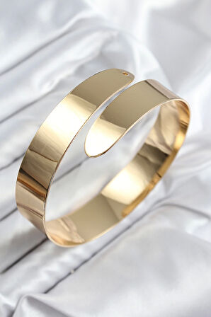 Pirinç Sarmal Model Gold Renk Pazu Bileklik