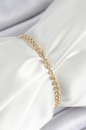 Xuping Pirinç Dorika Model Gold Renk Kadın Bileklik