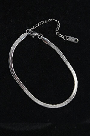 316L Çelik İtalyan Model Gümüş Renk Erkek Bileklik