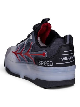Unisex Yetişkin Çocuk Spor Ayakkabı Akıllı Bağcıklı Çıkarılabilen Patenli Işıklı Sneaker 003