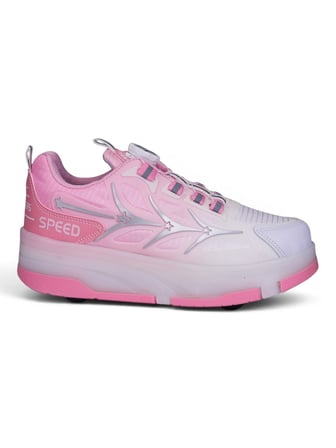 Unisex Yetişkin Çocuk Spor Ayakkabı Akıllı Bağcıklı Çıkarılabilen Patenli Işıklı Sneaker 003