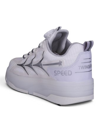 Unisex Yetişkin Çocuk Spor Ayakkabı Akıllı Bağcıklı Çıkarılabilen Patenli Işıklı Sneaker 003