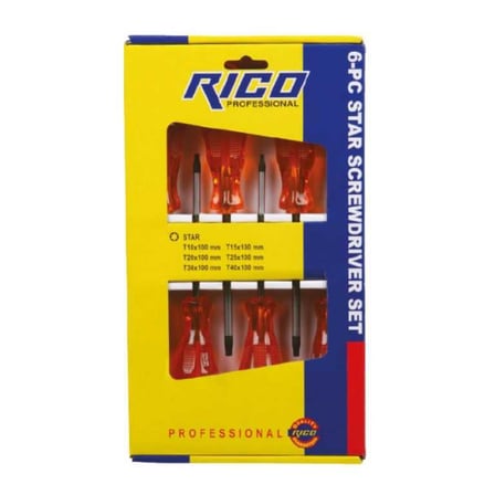 Rico 003-RT2522 6PC TORX STAR TORNAVİDA