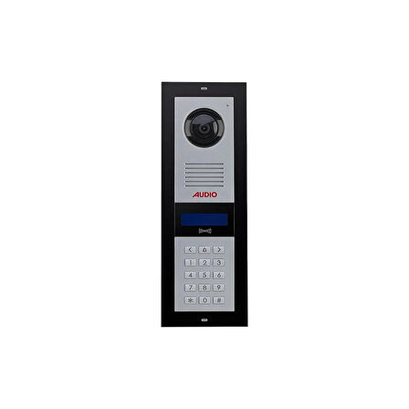 AUDIO 003002 Bus Plus 2X16 Ve 4X16 Lcd Ekranlı Zil Paneli (Mekanik Butonlu)– Siyah Şase