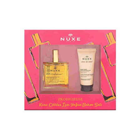 Nuxe Huile Prodigieuse 50 ml + Reve De Miel Ultra Comforting Face Balm 30 ml Set