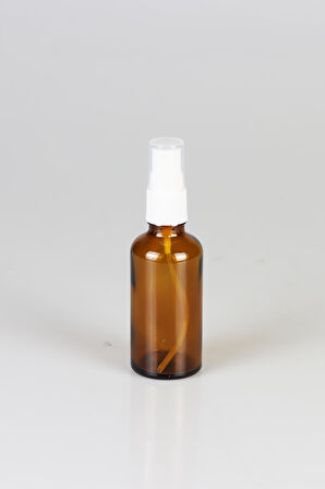 Amber Cam Şişe, Sprey Başlıklı Şişe 50ml