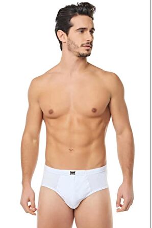 Erkek 12'li Paket Pamuk Kom Slip Külot Yeni Sezon