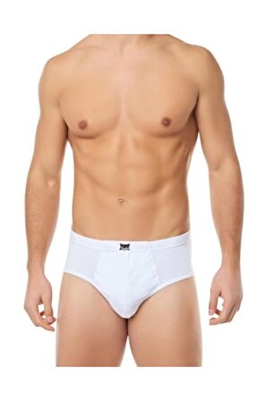 Erkek 12'li Paket Pamuk Kom Slip Külot -  0109