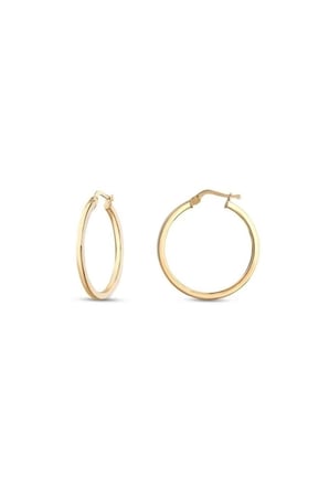 Altın Halka Küpe - 14k - 2.32gr
