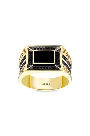 Altın Erkek Yüzük - 14k - 7.98gr