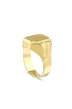 Altın Erkek Yüzük - 14k - 3.70gr