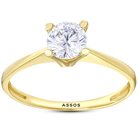 Altın Tektaş Yüzük