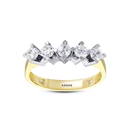 Altın Beştaş Yüzük