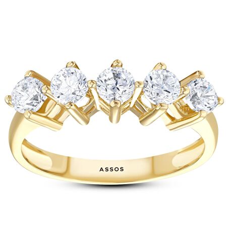 Altın Beştaş Yüzük