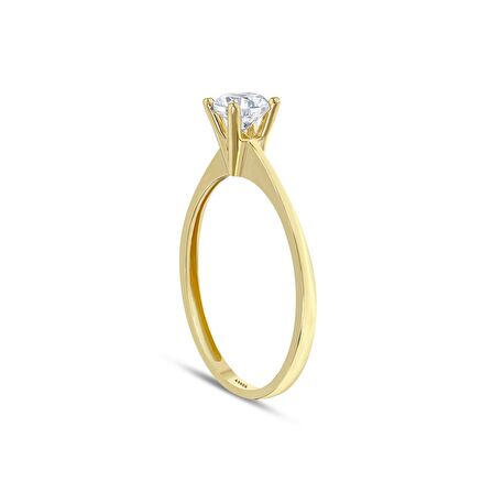 Altın Tektaş Yüzük