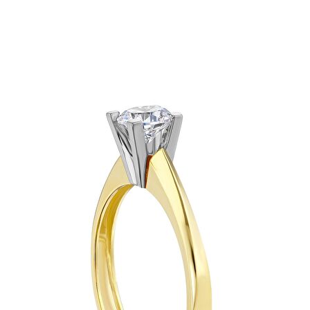 Altın Tektaş Yüzük