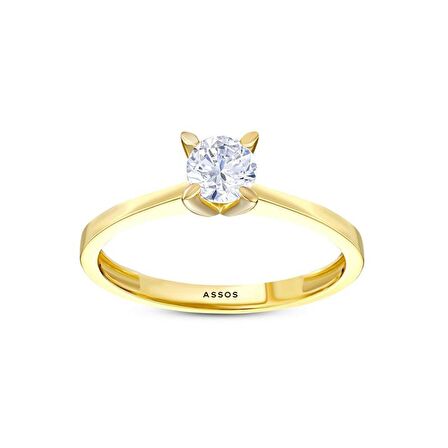 Altın Tektaş Yüzük