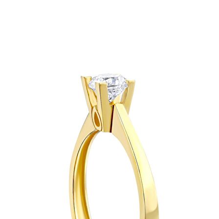 Altın Tektaş Yüzük