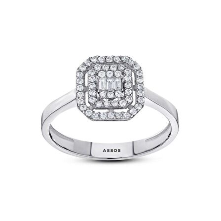 Baget Taşlı Altın Yüzük