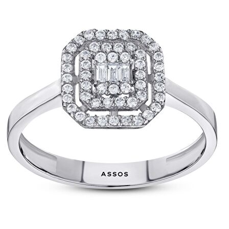 Baget Taşlı Altın Yüzük