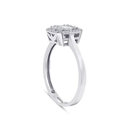 Baget Taşlı Altın Yüzük